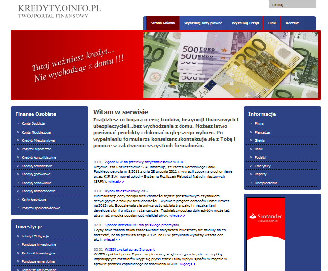 Portal kredytowy - kredyty online